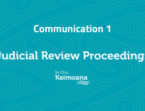 Judicial Review Proceedings | Communication 1