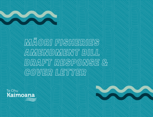Draft response to the Māori Affairs Select Committee on the Māori Fisheries Amendment Bill (MFA Bill)