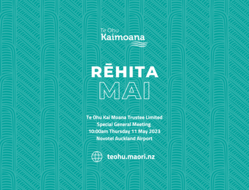 Notice of Te Ohu Kai Moana Trustee Limited Special General Meeting (SGM) – 10:00am Thursday 11 May 2023