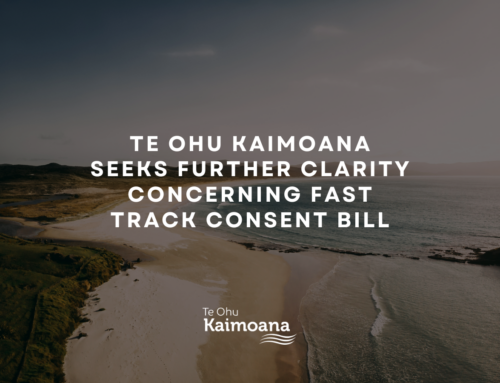 Te Ohu Kaimoana seeks further clarity concerning Fast Track Consent Bill