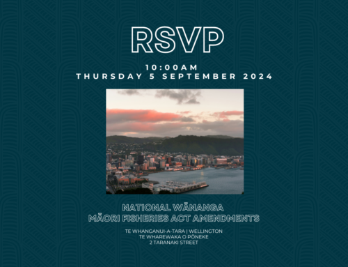 Third reading of the Māori Fisheries Amendment Bill, invitation to national wānanga and deferment of Te Ohu Kaimoana roadshow